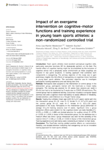 Impact on cognitive-motor functions in young team sports athletes_2023